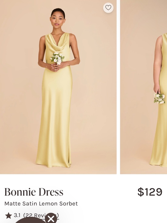 Birdy Grey Dresses & Skirts - Birdy Grey Bonnie Sleeveless Cowl Neck Maxi Dress - Lemon Sorbet
